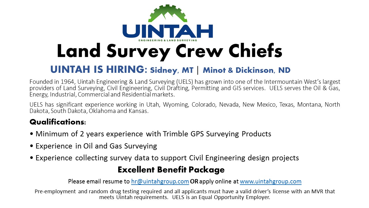 Survey crew chief job qualifications